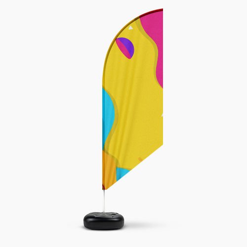 Wind Banner Modelo Ângulo personalizado