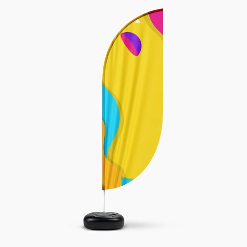 Wind Banner Modelo Pena personalizado