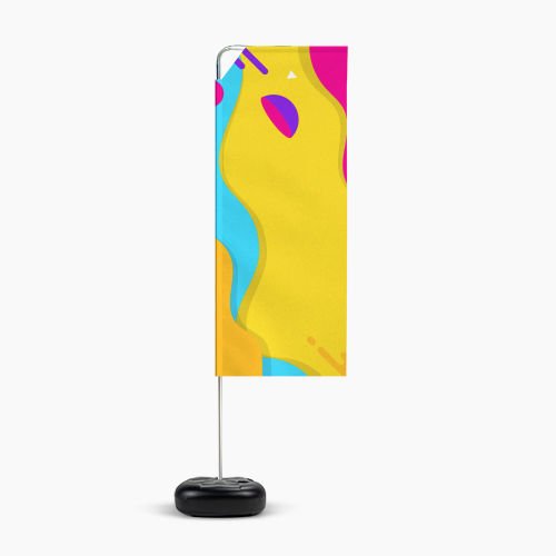 Wind Banner Modelo Retangular personalizado