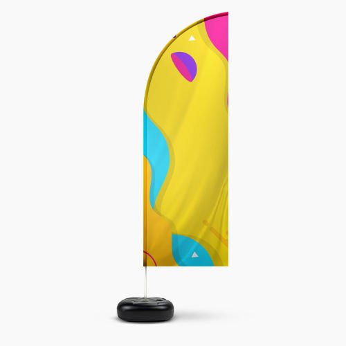 Wind Banner Modelo Faca personalizado